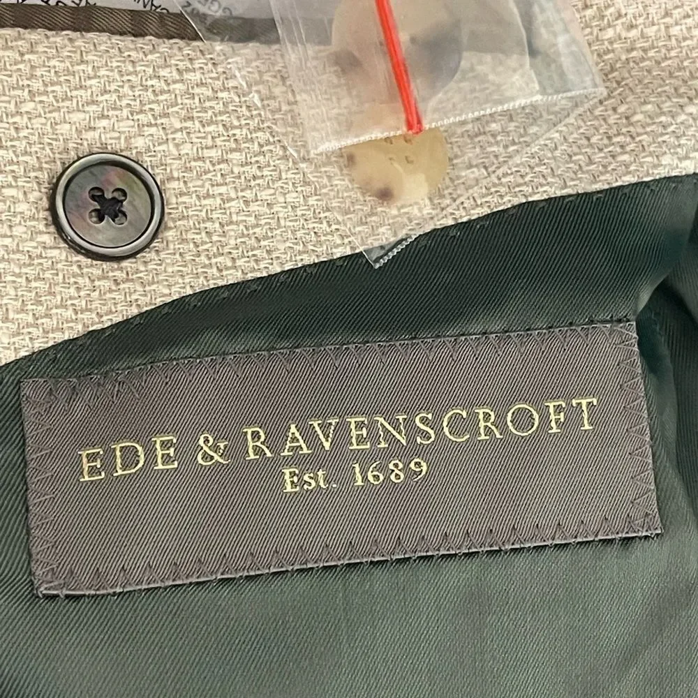 Ede & Ravenscroft  Men's Classic Cream Blazer